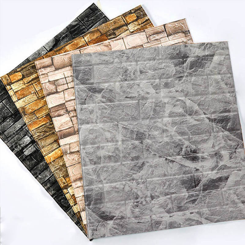 Vintage Fashion Wallpaper - 12 個 35*30 センチメートル高品質 3D 泡壁パネルレンガレトロ壁紙天井自己粘着壁パネル背景家の装飾