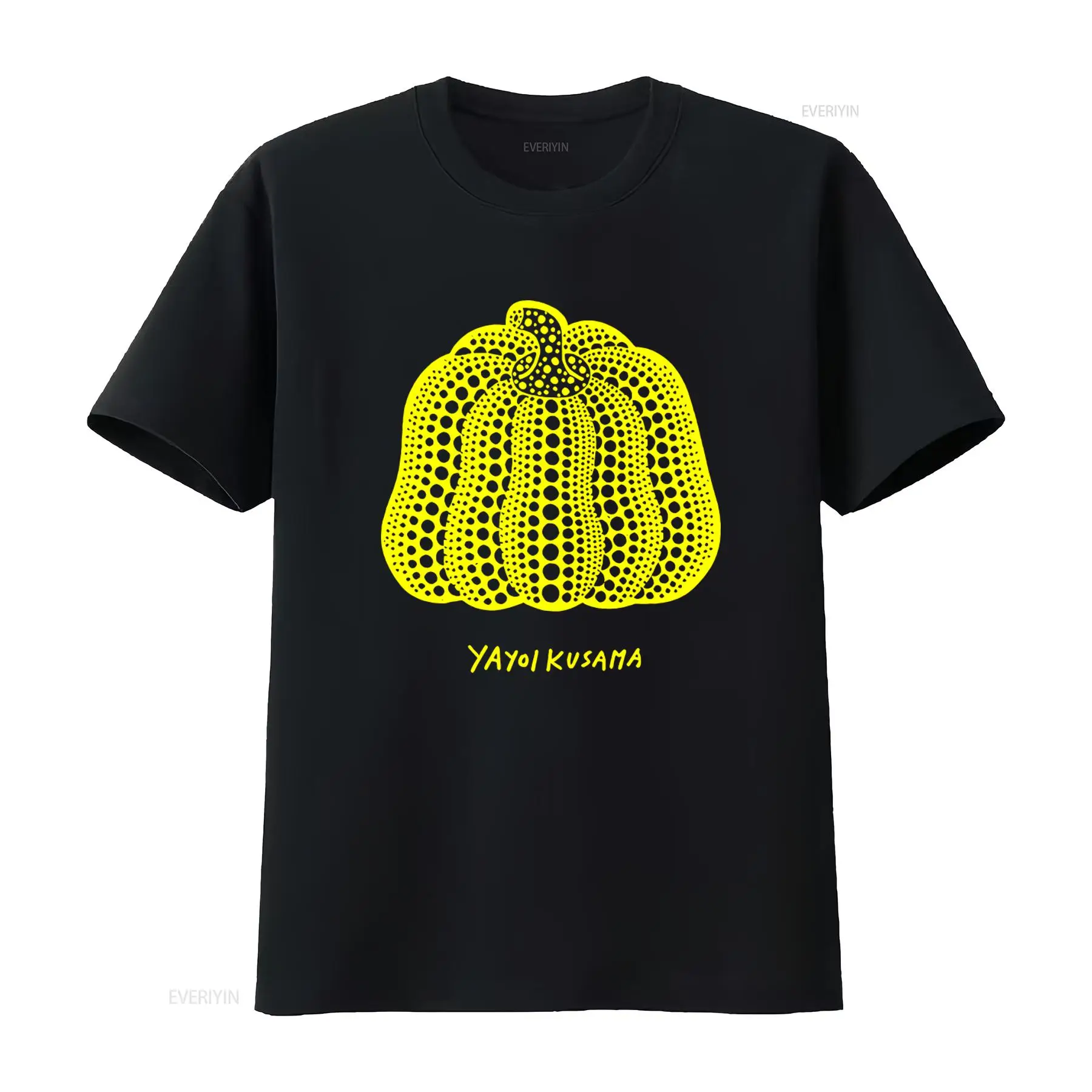 Vintage Fashion Japan - 新しい日本人アーティスト草間彌生パンプキン T シャツインフィニティミラーズデザインサイズ Xl Nwt ヴィンテージウォッシュ加工多用途通気性カジュアル