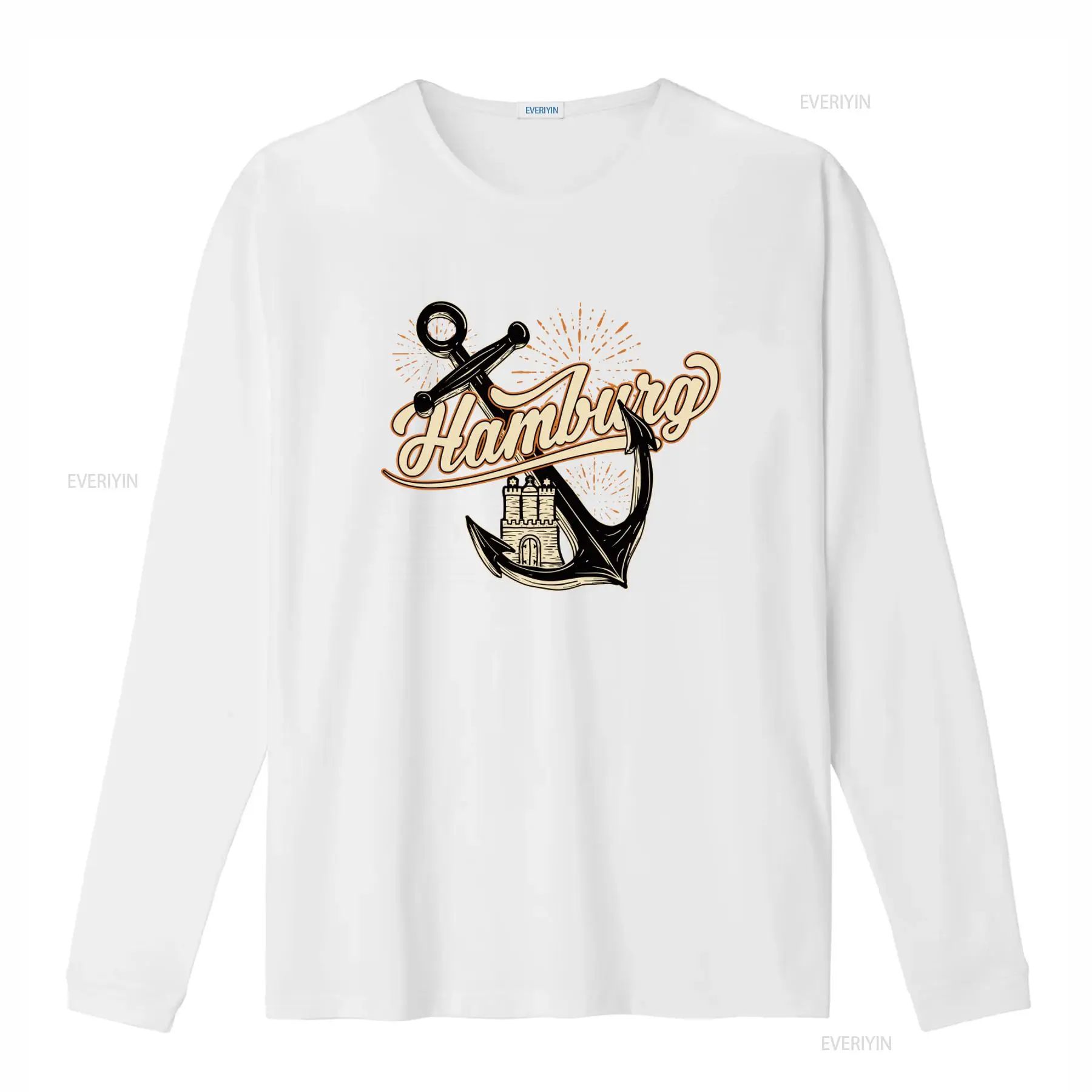 メンズ ハンブルグ アンカー プリント T シャツ 楽しくス - Vintage Fashion Hamburg のレビューと価格
