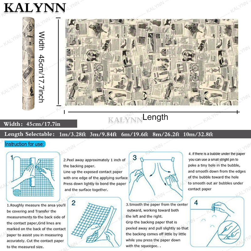 ヴィンテージコンタクトペーパー多くのタイプの剥がして貼るだけ - Vintage Fashion Wallpaper のレビューと価格
