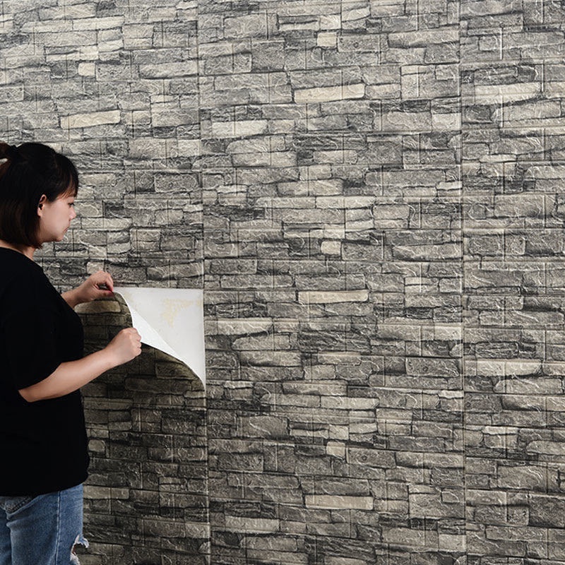 12 個 35*30 センチメートル高品質 3D 泡壁パネル - Vintage Fashion Wallpaper のレビューと価格