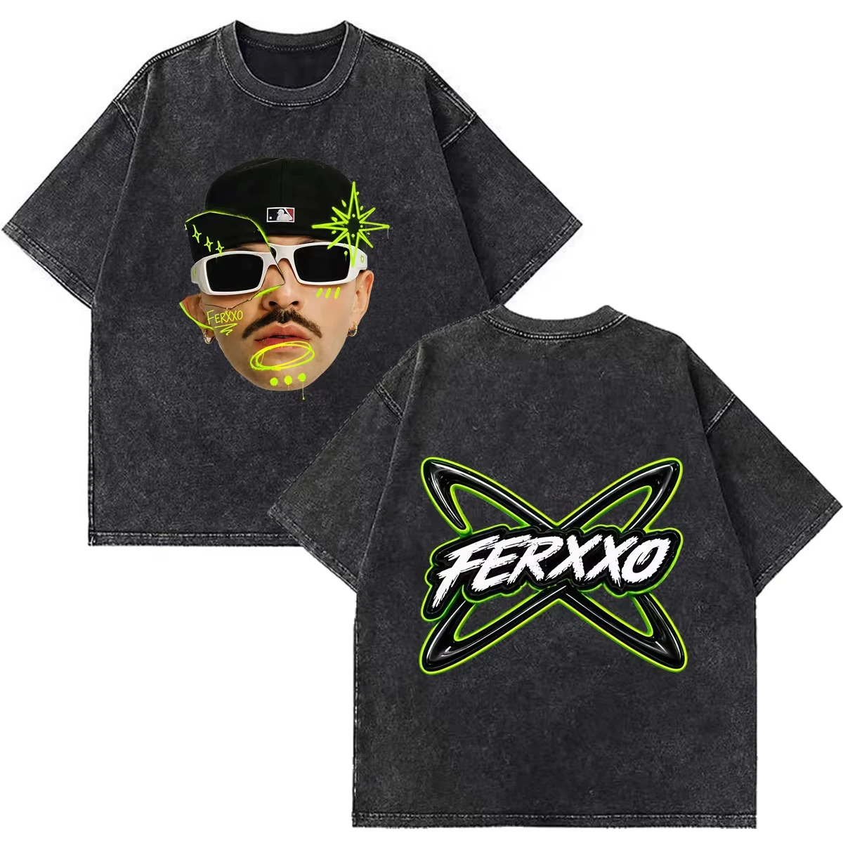 アニメ東京グールカネキケンヴィンテージウォッシュ Tシャツ男 - Vintage Fashion In Tokyo のレビューと価格