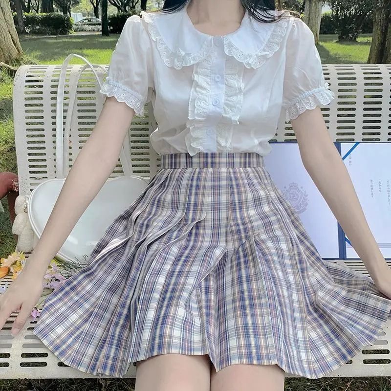 Deeptown かわいいロリータブラウス白人女性かわいいレ - Vintage Fashion Japan のレビューと価格