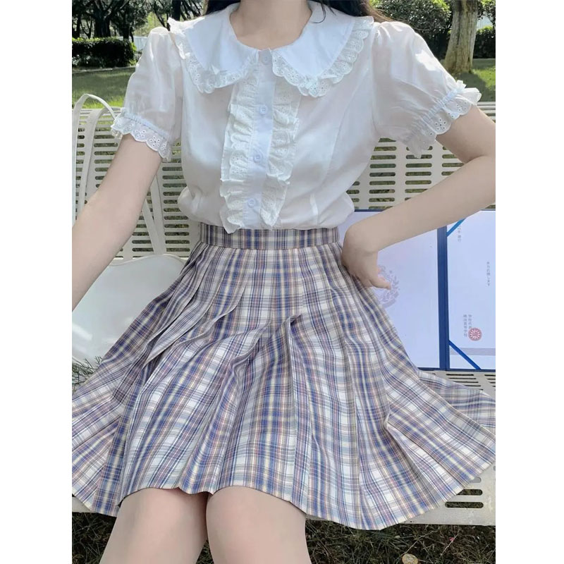 Deeptown かわいいロリータブラウス白人女性かわいいレ - Vintage Fashion Japan のレビューと価格